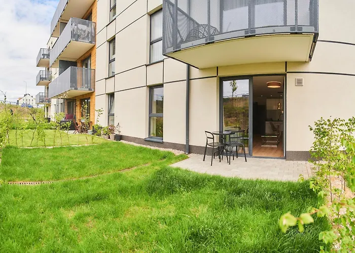 Cozy With Garden - Free Private Parking דירה גדנסק